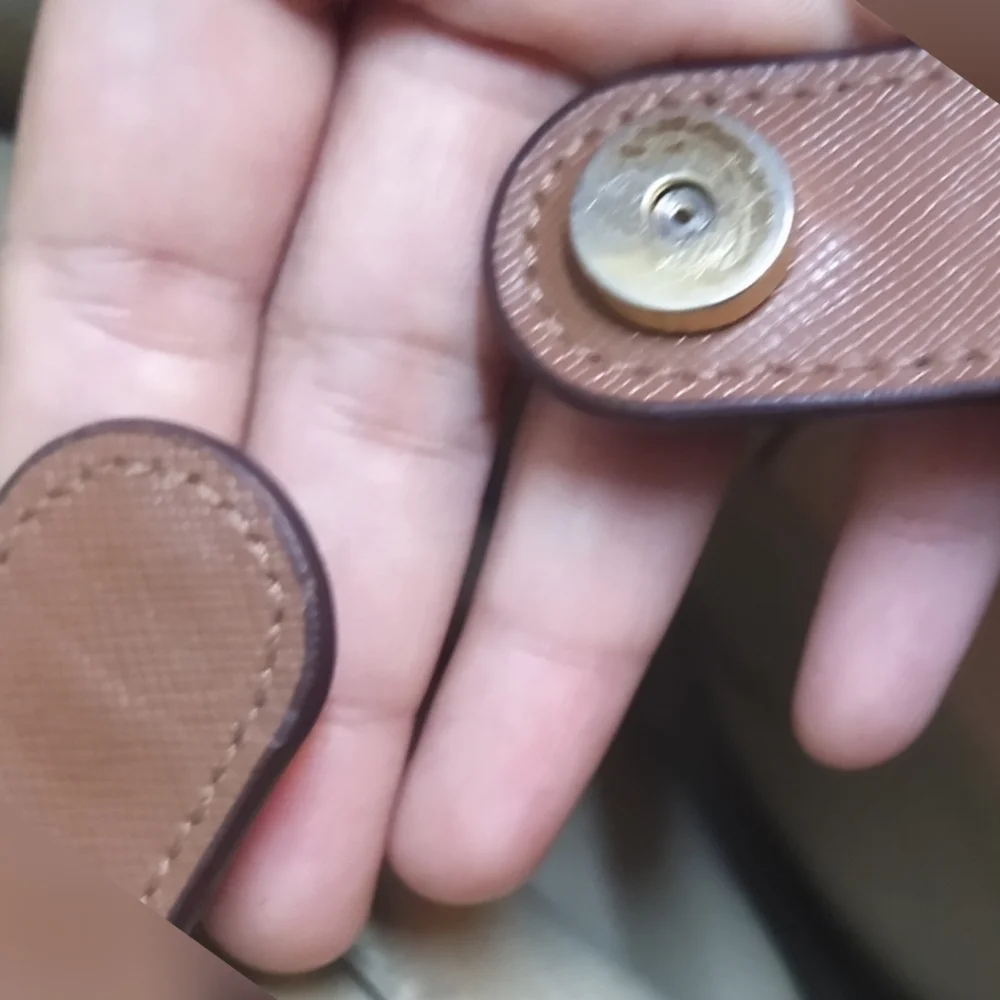 Coach New York Peyton Double Zip Carryall Khaki/Brown #C1495-F24603 pre-owned - Picture 10 of 14